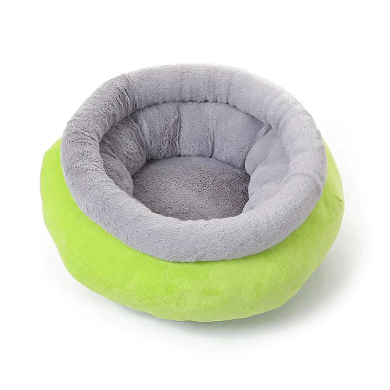 Round Plush Pet Bed