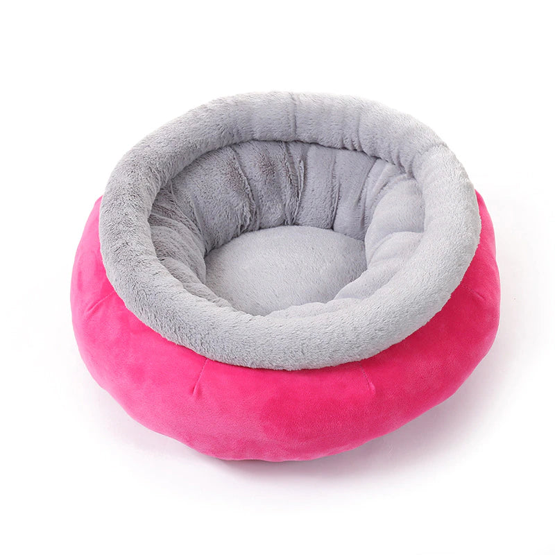 Round Plush Pet Bed