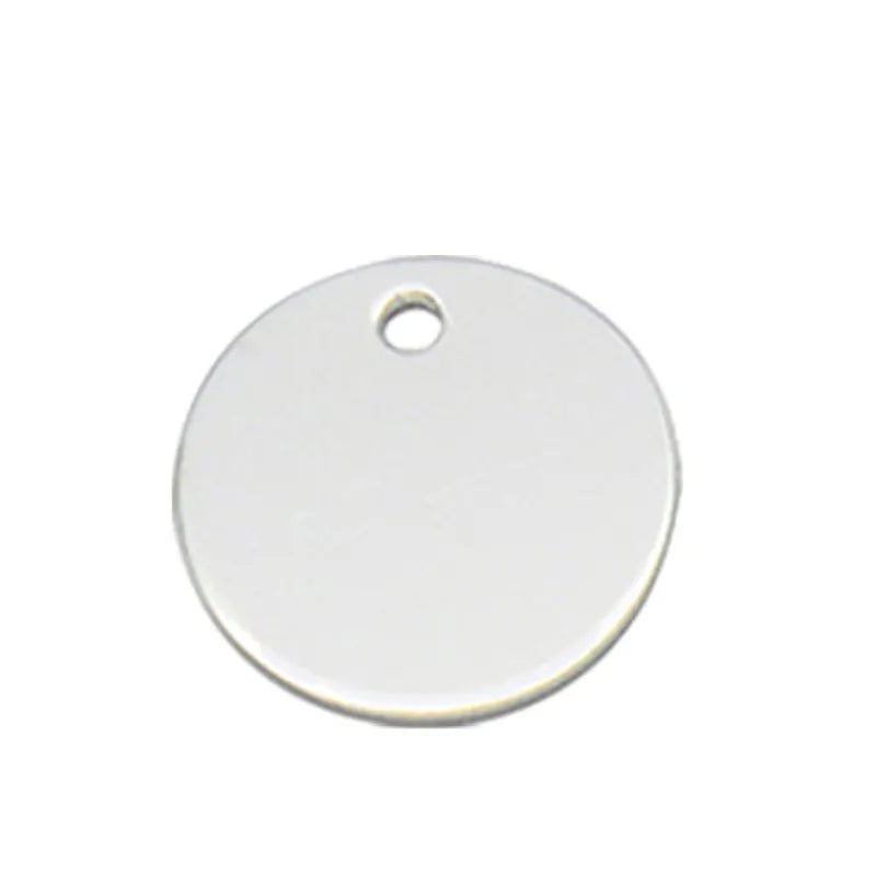 Round Aluminum Alloy Customizable ID Tag