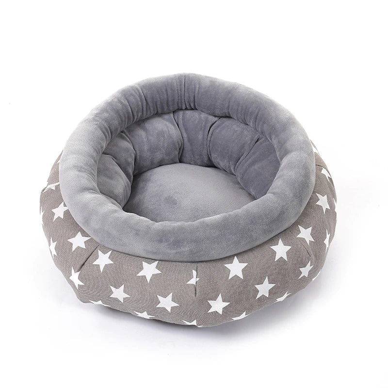 Round Plush Pet Bed