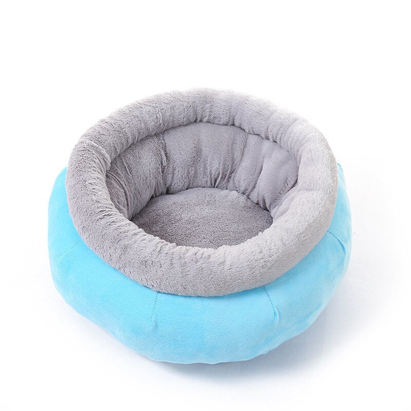 Round Plush Pet Bed