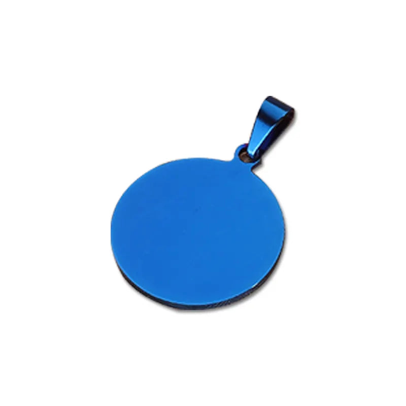 Round Stainless Steel Customizable ID Tag