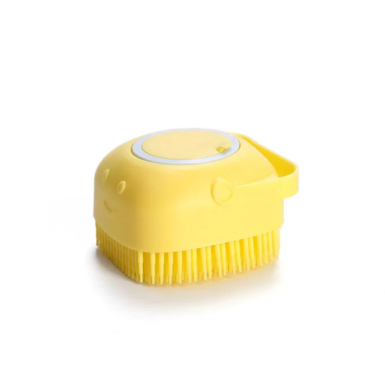 Pet  Massage Shampoo Dispenser Bath Brush