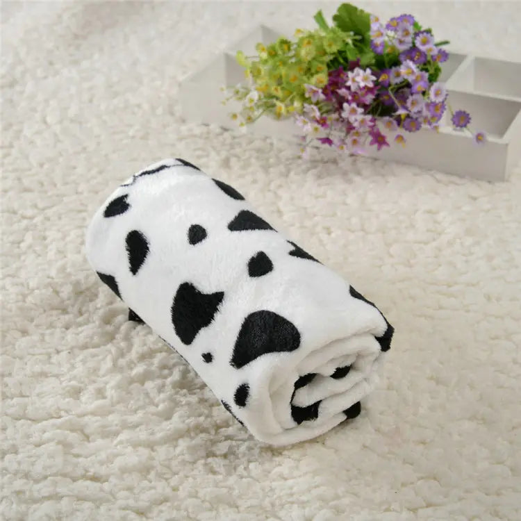 Super Soft Cute Printed Pattern Pet Blankets