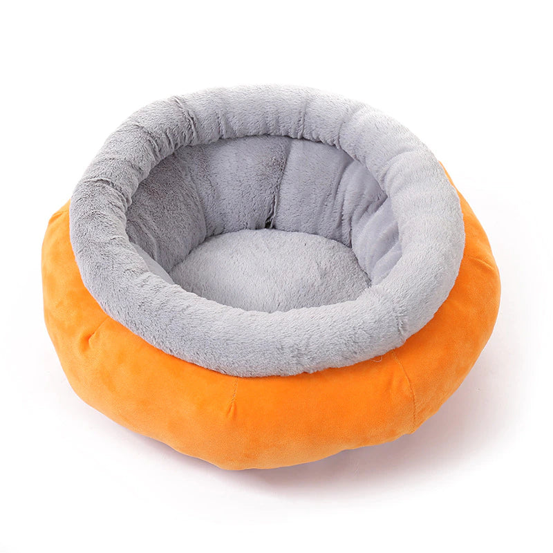 Round Plush Pet Bed