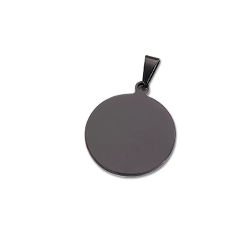 Round Stainless Steel Customizable ID Tag