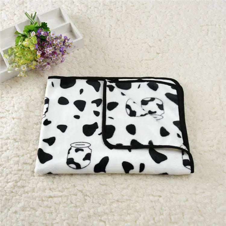 Super Soft Cute Printed Pattern Pet Blankets