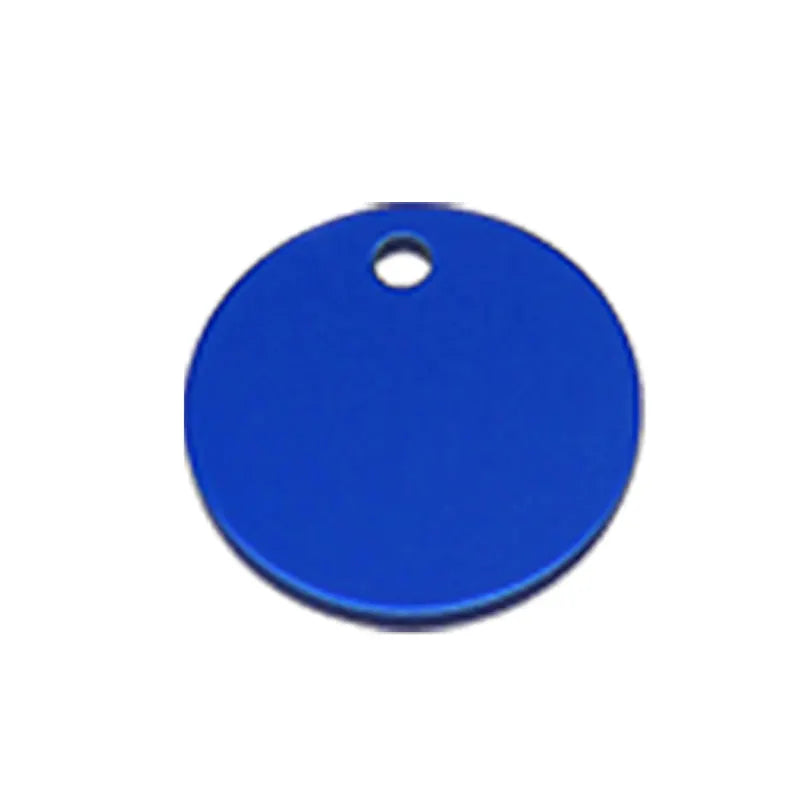 Round Aluminum Alloy Customizable ID Tag