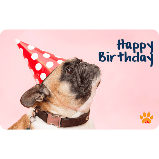 Happy Birthday - Paws and Claws Digital Gift Card
