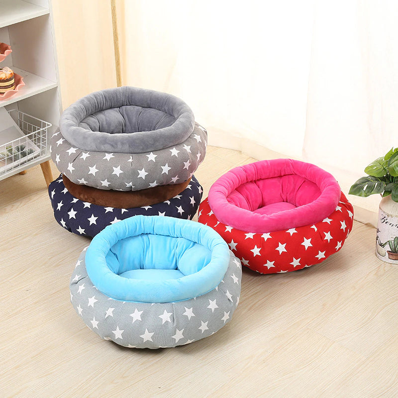 Round Plush Pet Bed