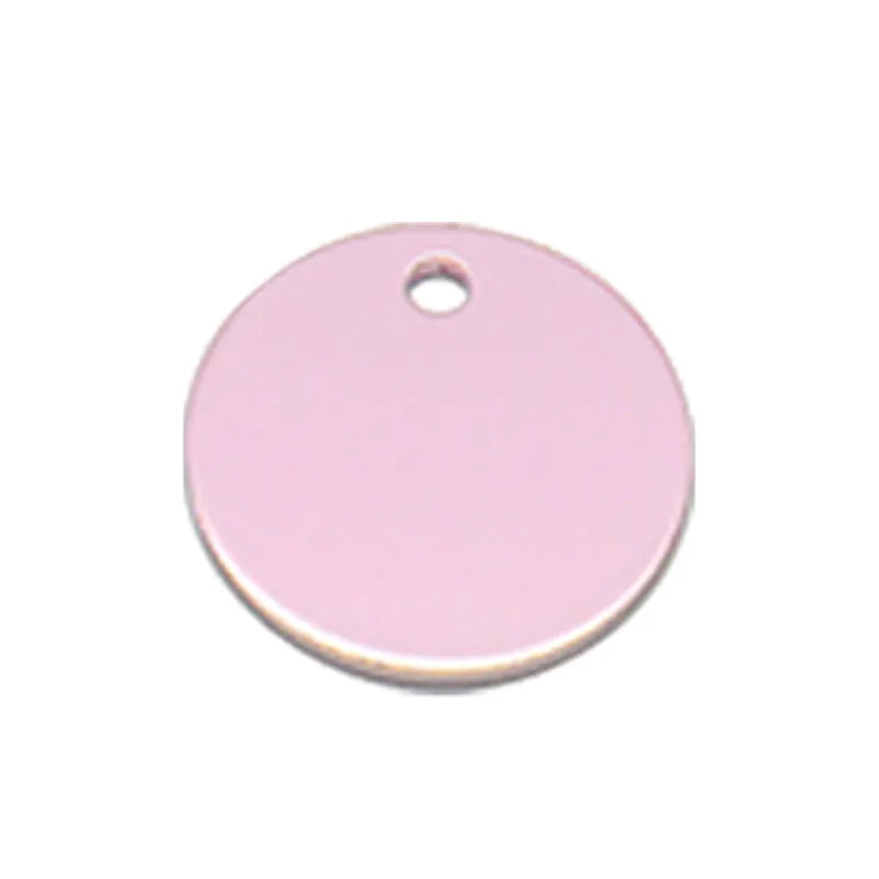 Round Aluminum Alloy Customizable ID Tag