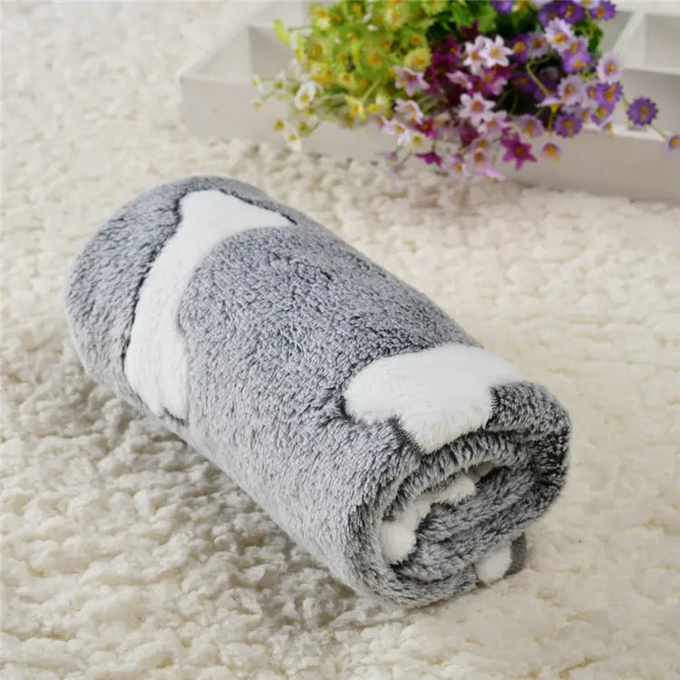 Super Soft Cute Printed Pattern Pet Blankets