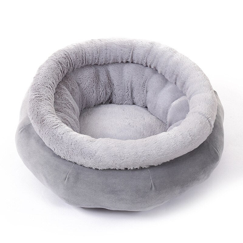 Round Plush Pet Bed