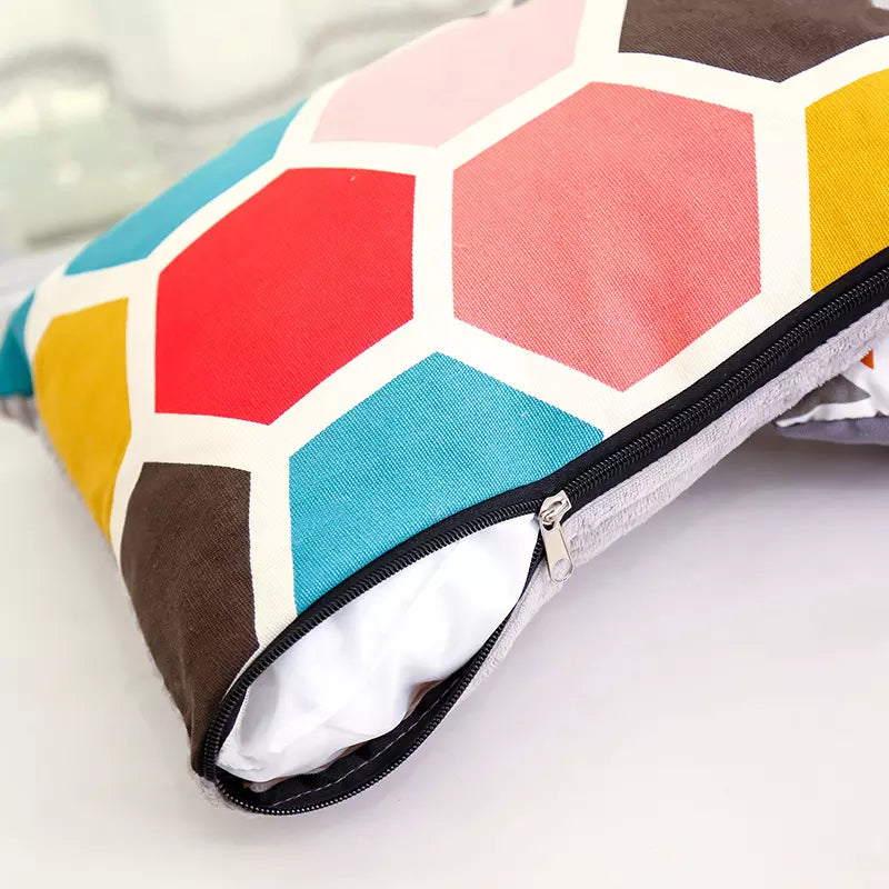 Stylish Geometric Print Anti-Slip Dog Bed