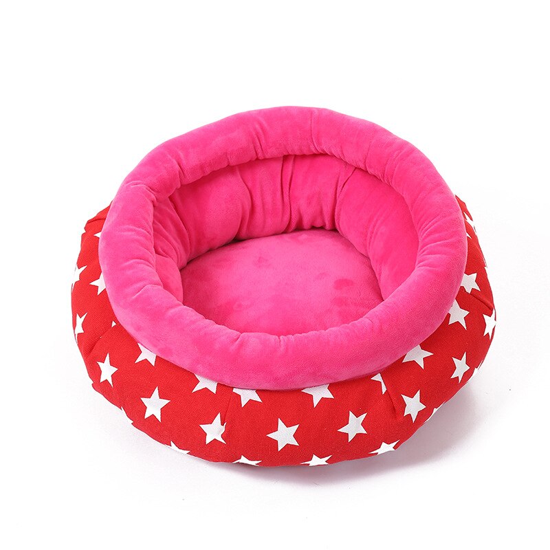 Round Plush Pet Bed