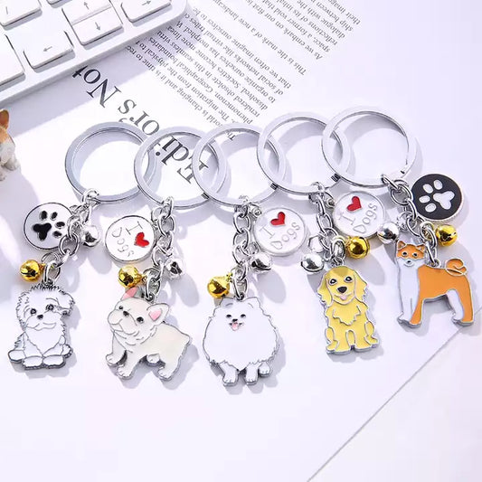 Cute Metal Doggy Key Chain