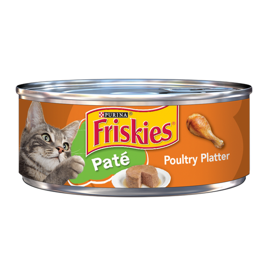 Friskies Paté Poultry Platter Wet Cat Food