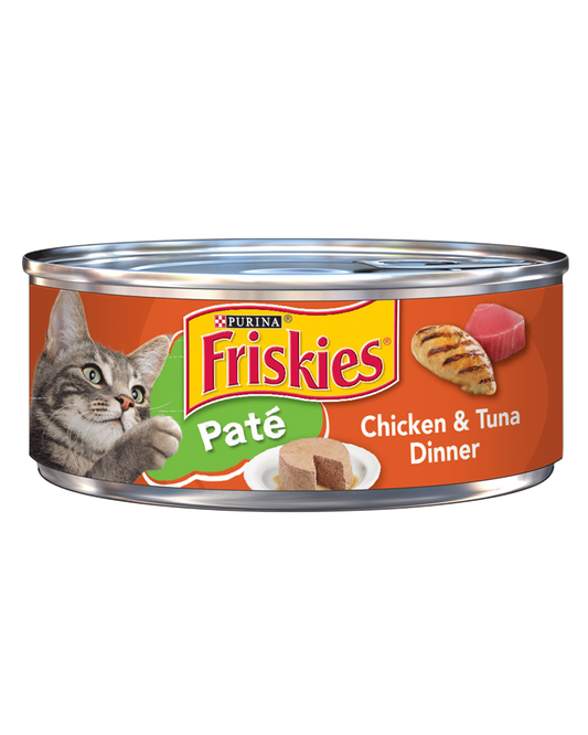 Friskies Paté Chicken & Tuna Dinner Wet Cat Food