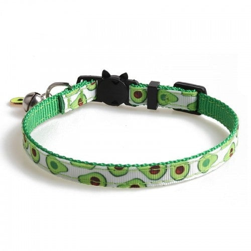 Cat Collar With Fruit Accessories Bell Pet Collar
