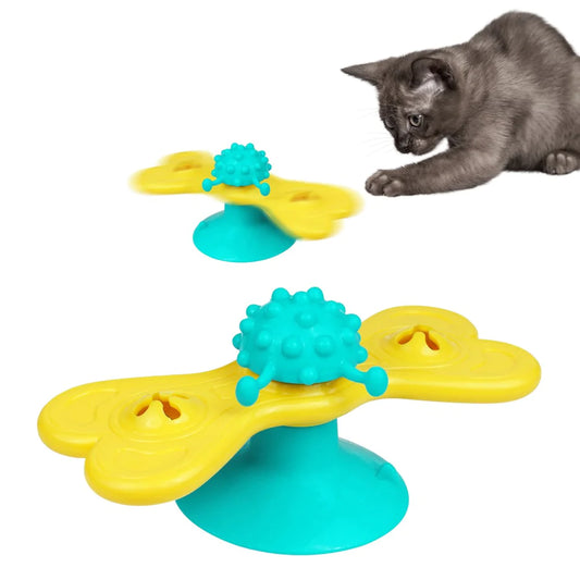 Turnable Butterfly Cat Toy