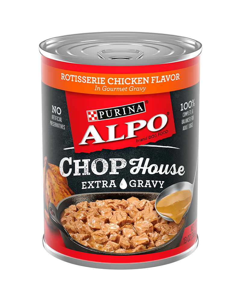 Purina ALPO Chop House® Rotisserie Chicken Flavor in Gourmet Gravy Wet Dog Food