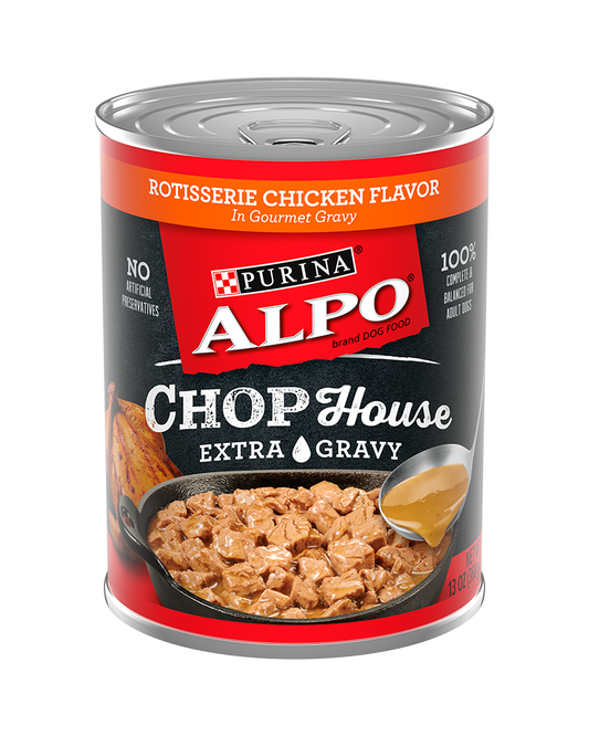 Purina ALPO Chop House® Rotisserie Chicken Flavor in Gourmet Gravy Wet Dog Food