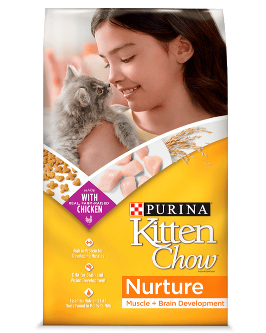 Kitten Chow Nurture Muscle + Brain Development