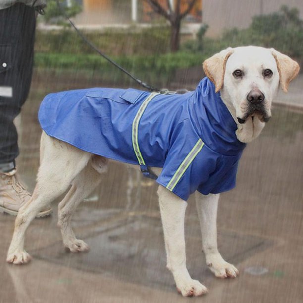 Fashionable Dog Raincoat - Lightweight Adjustable Reflective