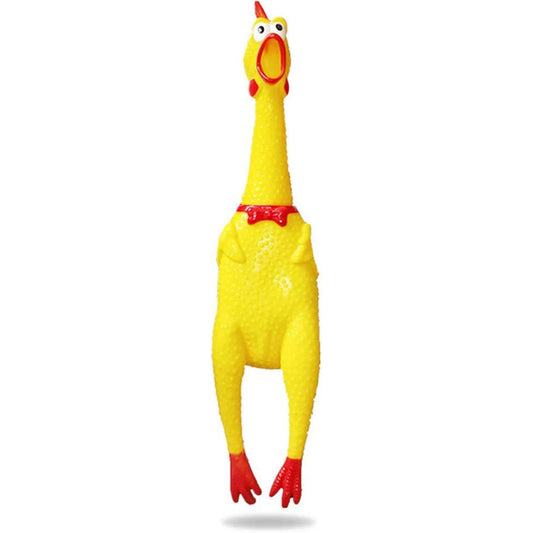 Screaming Chicken Squeaky Dog Toy