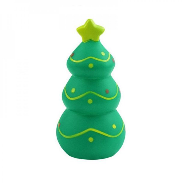 Christmas Dog Squeaky Rubber Play Toy