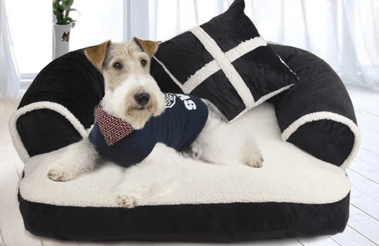 Pet Sofa Bed with Pillow