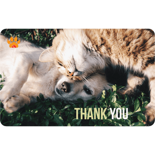 Thank You - Paws and Claws Digital Gift Card